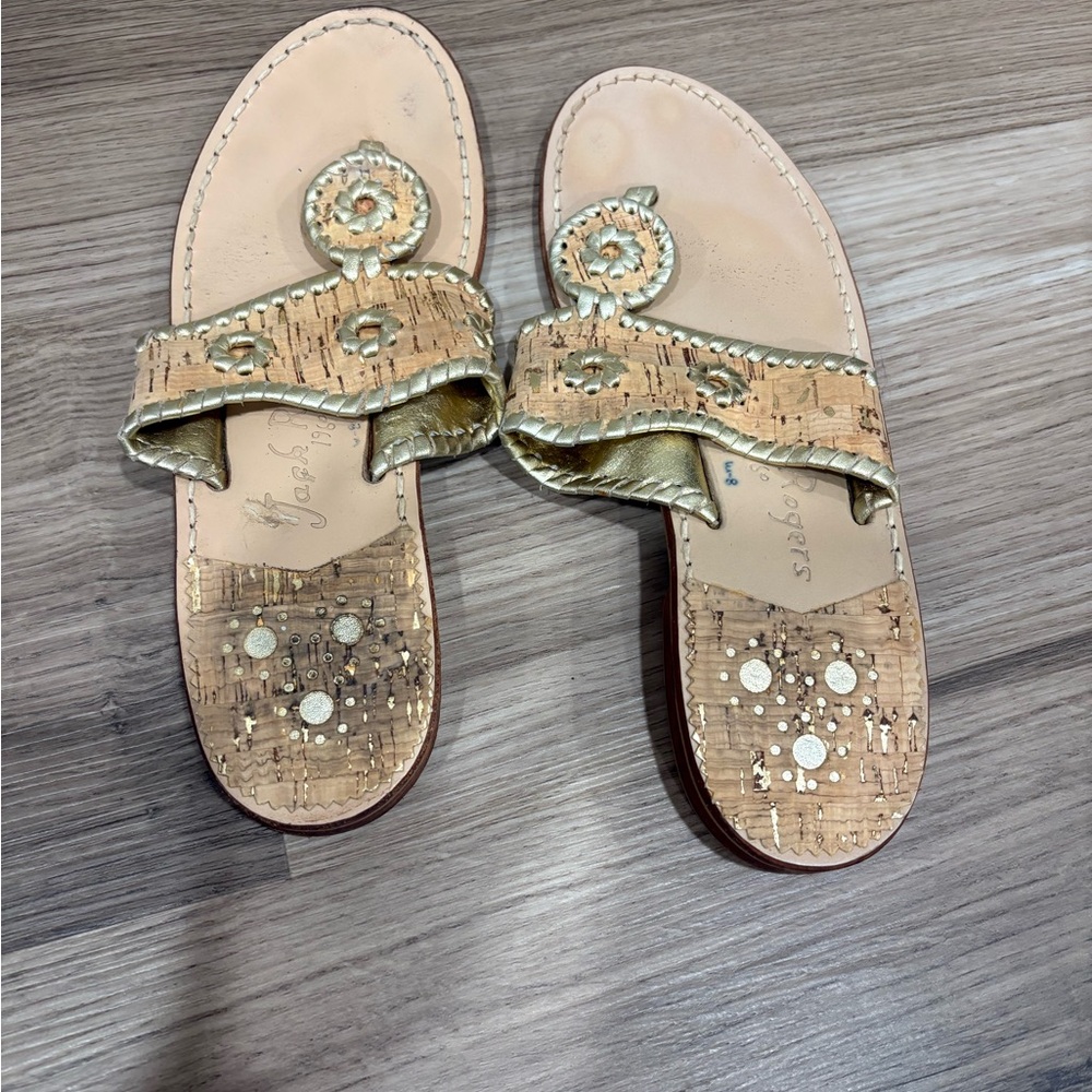 Jack Rodger’s Stylish Women's Tan Sandals